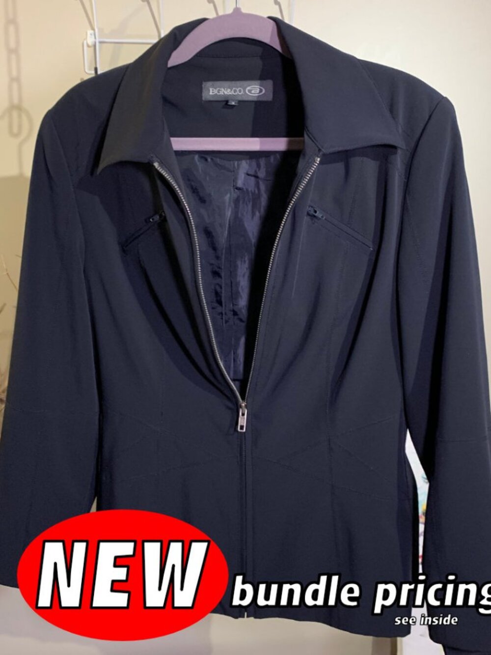 BGN&Co. Grey Jacket Size 3